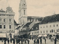 Trg bana Jelačića, oko 1910. godine